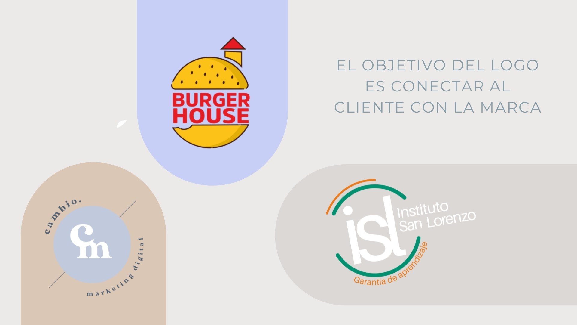 Continuación de ejemplos de logos a clientes